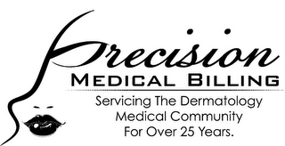 PRECISION MEDICAL BILLING SERVICING THE DERMATOLOGY MEDICAL COMMUNITY FOR OVER 25 YEARS. logo