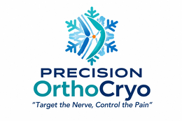 PRECISION ORTHOCRYO "TARGET THE NERVE, CONTROL THE PAIN" logo