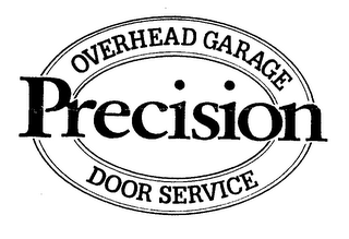PRECISION OVERHEAD GARAGE DOOR SERVICE logo