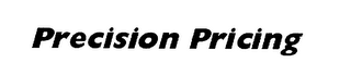 PRECISION PRICING logo