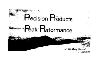 PRECISION PRODUCTS PEAK PERFORMANCE...ACUTE ABOVE THE REST... logo