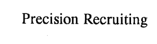 PRECISION RECRUITING logo