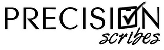 PRECISION SCRIBES logo