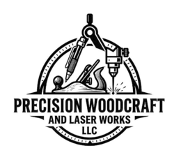 PRECISION WOODCRAFT AND LASER WORKS LLC logo