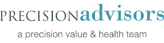 PRECISIONADVISORS A PRECISION VALUE & HEALTH TEAM logo