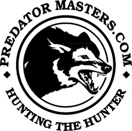PREDATOR MASTERS.COM HUNTING THE HUNTER logo