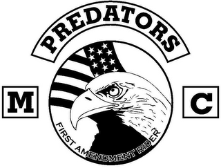 PREDATORS M C FIRST AMENDMENT RIDER logo