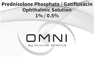 PREDNISOLONE PHOSPHATE / GATIFLOXACIN OPHTHALMIC SOLUTION 1% / 0.5% OMNI BY OCULAR SCIENCE logo