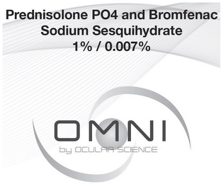 PREDNISOLONE PO4 AND BROMFENAC SODIUM SESQUIHYDRATE 1% / 0.007% OMNI BY OCULAR SCIENCE logo