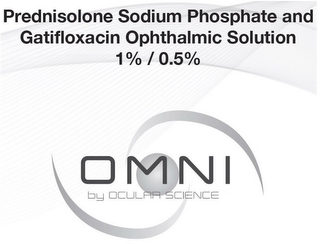 PREDNISOLONE SODIUM PHOSPHATE AND GATIFLOXACIN OPHTHALMIC SOLUTION 1% / 0.5% OMNI BY OCULAR SCIENCE logo