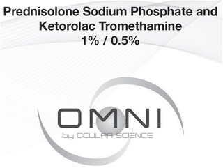 PREDNISOLONE SODIUM PHOSPHATE AND KETOROLAC TROMETHAMINE 1% / 0.5% OMNI BY OCULAR SCIENCE logo