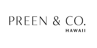 PREEN & CO. HAWAII logo