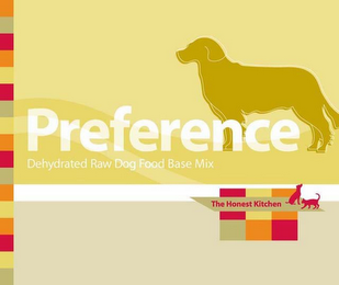 PREFERENCE DEHYDRATED RAW FOOD BASE MIX THE HONEST KITCHEN A BASE MIX MADE WITH VEGETABLES AND FRUITS. GRAIN-FREE. logo