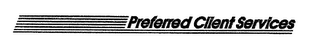 PREFERRED CLIENT SERVICES logo