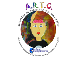 PREFERRED FAMILY HEALTHCARE A.R.T.C. ACHIEVING RECOVERY THROUGH CREATIVITY USING THE ARTS TO HEAL THE HEARTS AND FOSTER THE RECOVERY OF SUBSTANCE ABUSING YOUTHS logo