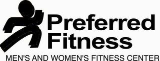 PREFERRED FITNESS MEN AND WOMENS FITNESS CENTER logo