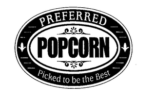 PREFERRED POPCORN PICKED TO BE THE BEST logo