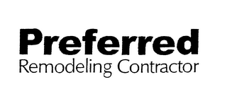 PREFERRED REMODELING CONTRACTOR logo