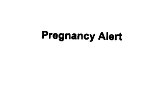 PREGNANCY ALERT logo