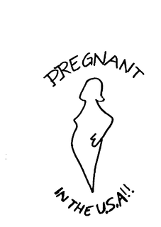 PREGNANT IN THE U.S.A!! logo