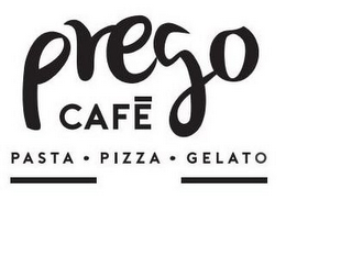 PREGO CAFE PASTA PIZZA GELATO logo