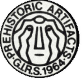 · PREHISTORIC ARTIFACTS · G.I.R.S. 1964 logo