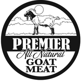 PREMIER ALL NATURAL GOAT MEAT logo