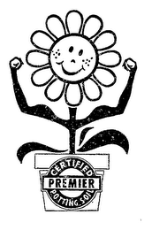 PREMIER CERTIFIED POTTING SOIL logo