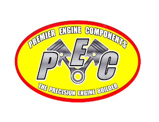 PREMIER ENGINE COMPONENTS P E C THE PRECISION ENGINE BUILDER logo