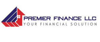 PREMIER FINANCE LLC YOUR FINANCIAL SOLUTION logo