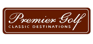 PREMIER GOLF CLASSIC DESTINATIONS logo