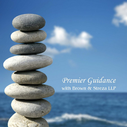 PREMIER GUIDANCE WITH BROWN & STREZA LLP logo