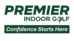 PREMIER INDOOR GOLF CONFIDENCE STARTS HERE logo
