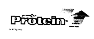 PREMIER PROTEIN 30G OF PROTEIN LOW CARBS! GREAT TASTE logo