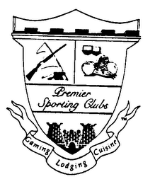 PREMIER SPORTING CLUBS GAMING LODGING CUISINE logo