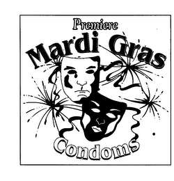 PREMIERE MARDI GRAS CONDOMS logo