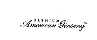 PREMIUM AMERICAN GINSENG logo