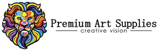 PREMIUM ART SUPPLIES --- CREATIVE VISION --- logo
