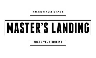 PREMIUM AUSSIE LAMB MASTER'S LANDING TRACE YOUR ORIGINS logo