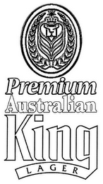 PREMIUM AUSTRALIAN KING LAGER logo