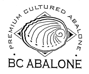 PREMIUM CULTURED ABALONE BC ABALONE logo