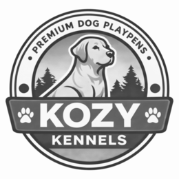 PREMIUM DOG PLAYPENS KOZY KENNELS logo