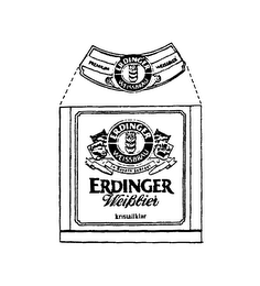 PREMIUM ERDINGER WEISSBRAU WEISSBIER ERDING ERDINGER WEISSBRAU IN BAYERN GEBRAUT ERDINGER WEIBBIER KRISTALLKLAR logo