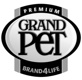PREMIUM GRAND PET BRAND 4 LIFE logo