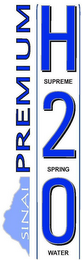 PREMIUM H2O SINAI SUPREME SPRING WATER logo