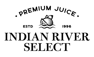 PREMIUM JUICE ESTD 1996 INDIAN RIVER SELECT logo