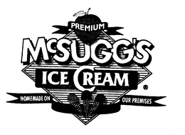 PREMIUM MCSUGG'S ICE CREAM HOMEMADE ON OUR PREMISES logo