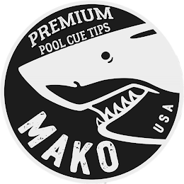 PREMIUM POOL CUE TIPS MAKO USA logo