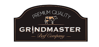 PREMIUM QUALITY GRINDMASTER BEEF COMPANY logo