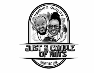 PREMIUM QUALITY JUST A COUPLE OF NUTS SIGNATURE MIX logo